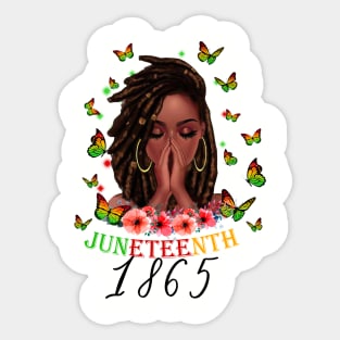 Juneteenth 1865, Black Girl Magic, Black Women, Black Queen Sticker